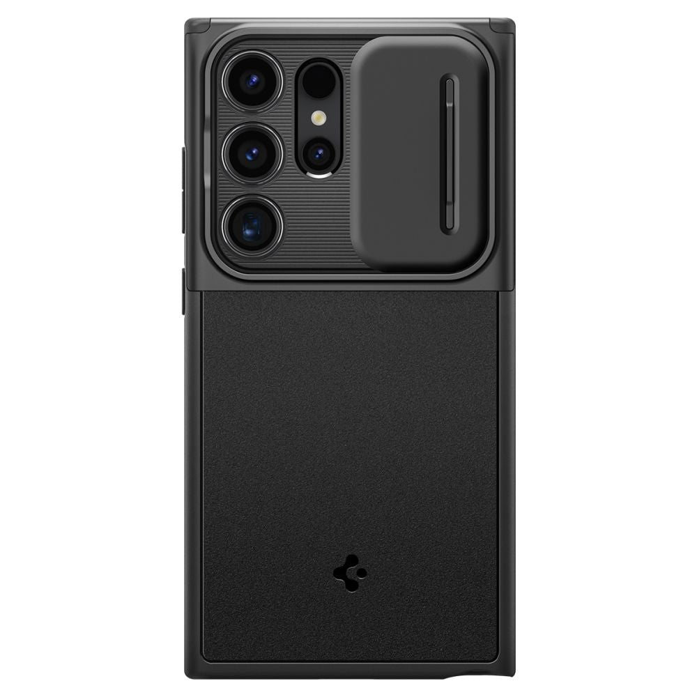 Funda para Samsung Galaxy S24 Ultra S928, Spigen, OPTIK ARMOR, Negra ACS07313