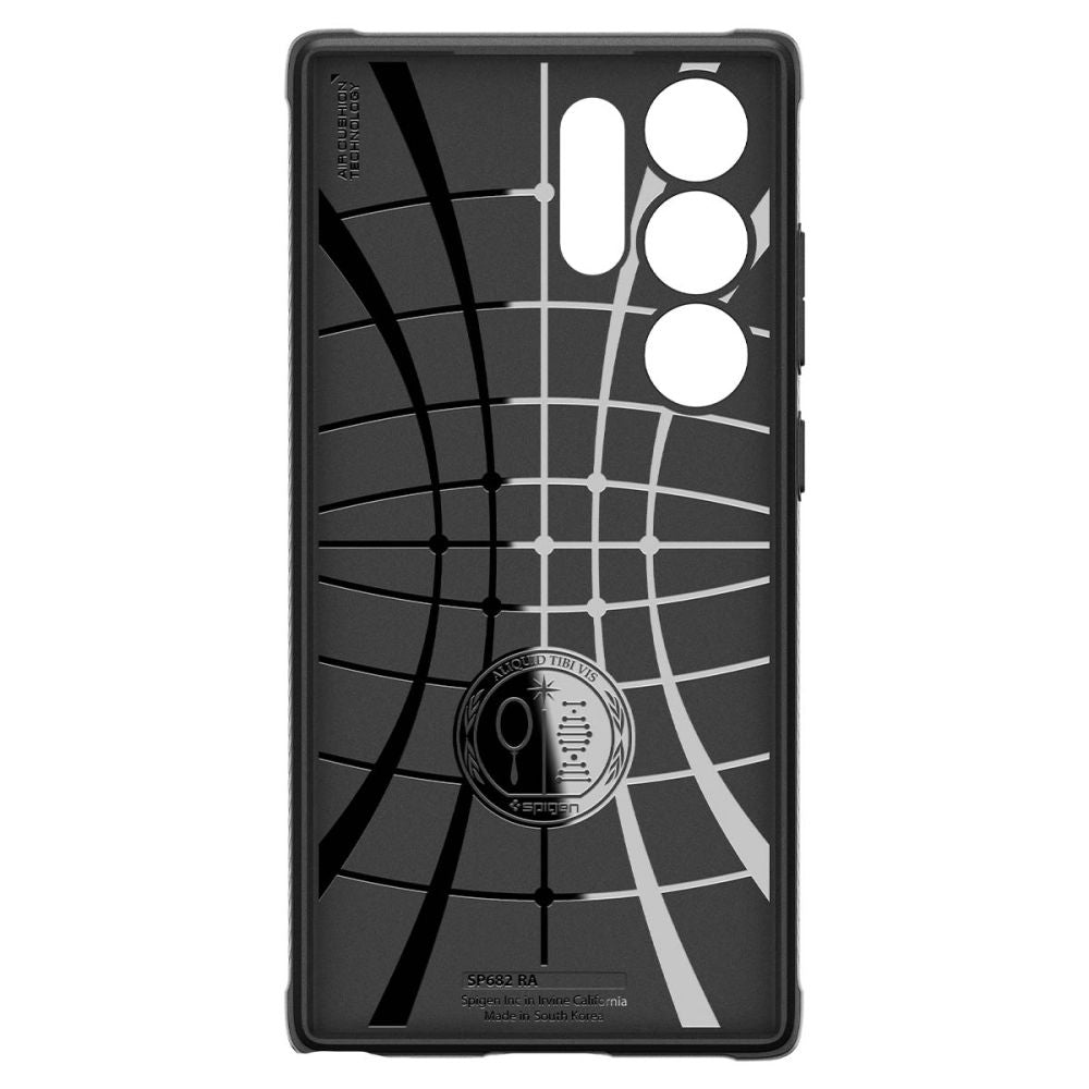 Funda para Samsung Galaxy S24 Ultra S928, Spigen, Rugged Armour, Negro ACS07286