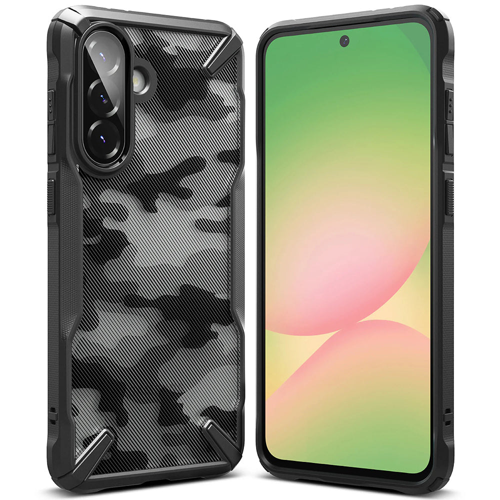 Funda para Samsung Galaxy A56 A566 / A36 A366, Ringke, Fusion X Camo, Negra