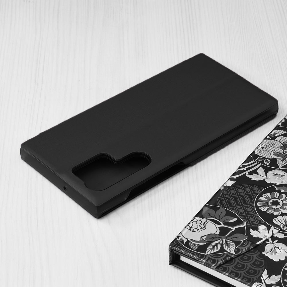 Funda para Samsung Galaxy S22 Ultra 5G S908, Techsuit, eFold, Negra