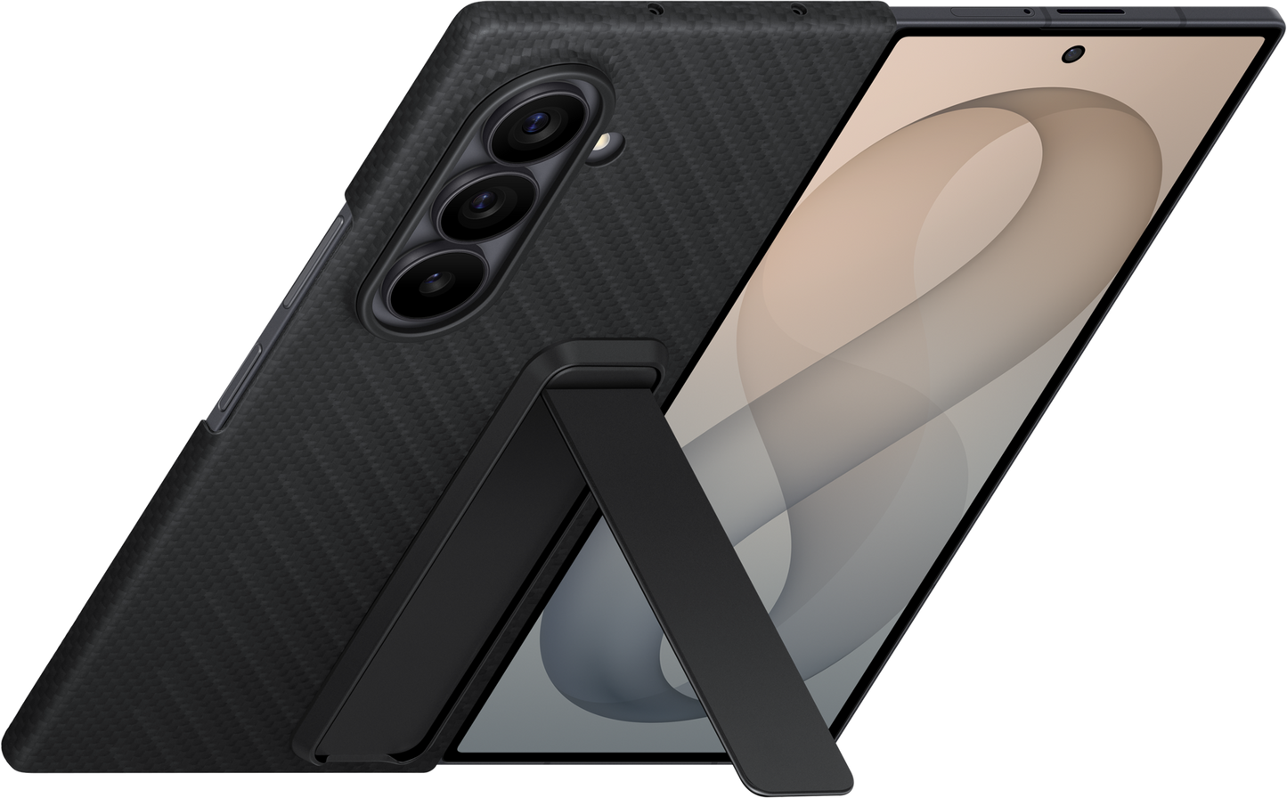 Funda para Samsung Galaxy Z Fold8 Ultra F976, Carbon Standing, Negra EF-XF976SBEGWW
