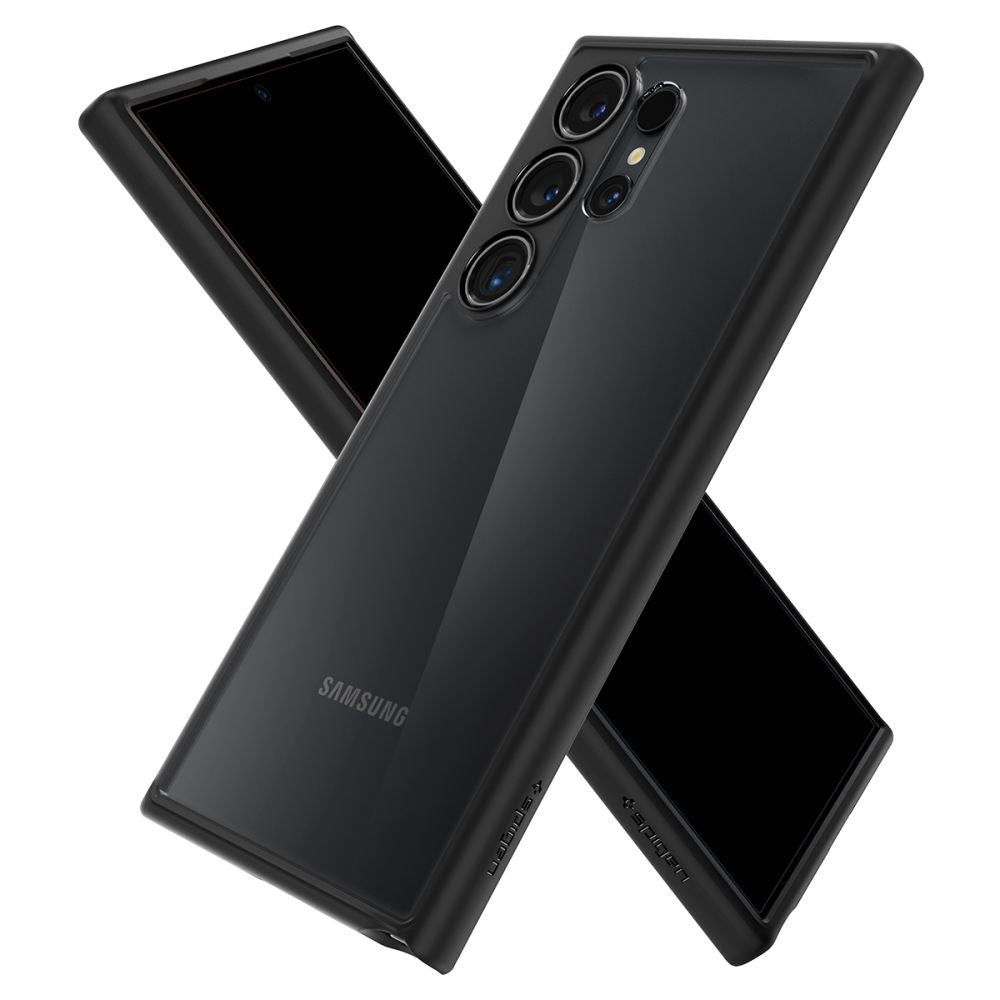 Funda para Samsung Galaxy S24 Ultra S928, Spigen, Ultra Hybrid, Negra Mate ACS07295