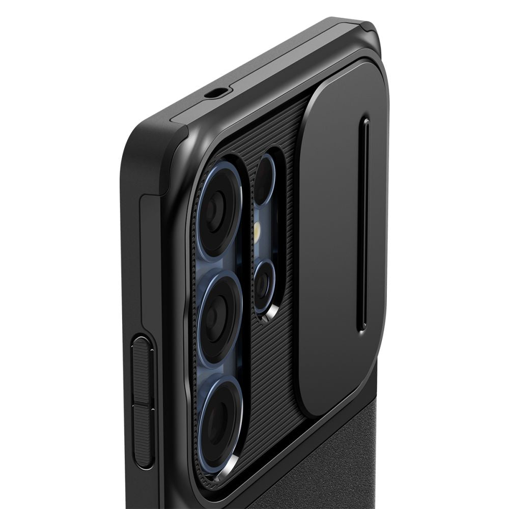 Funda para Samsung Galaxy S25 Ultra S938, Spigen, OPTIK ARMOR, Negra ACS08969
