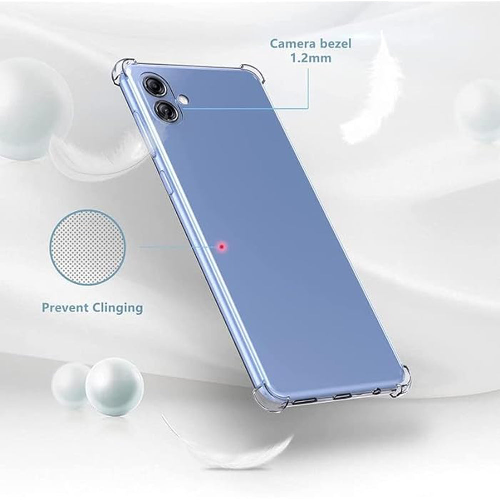 Funda para Samsung Galaxy A04e A042 / M04 M045, Techsuit, Transparente a prueba de golpes