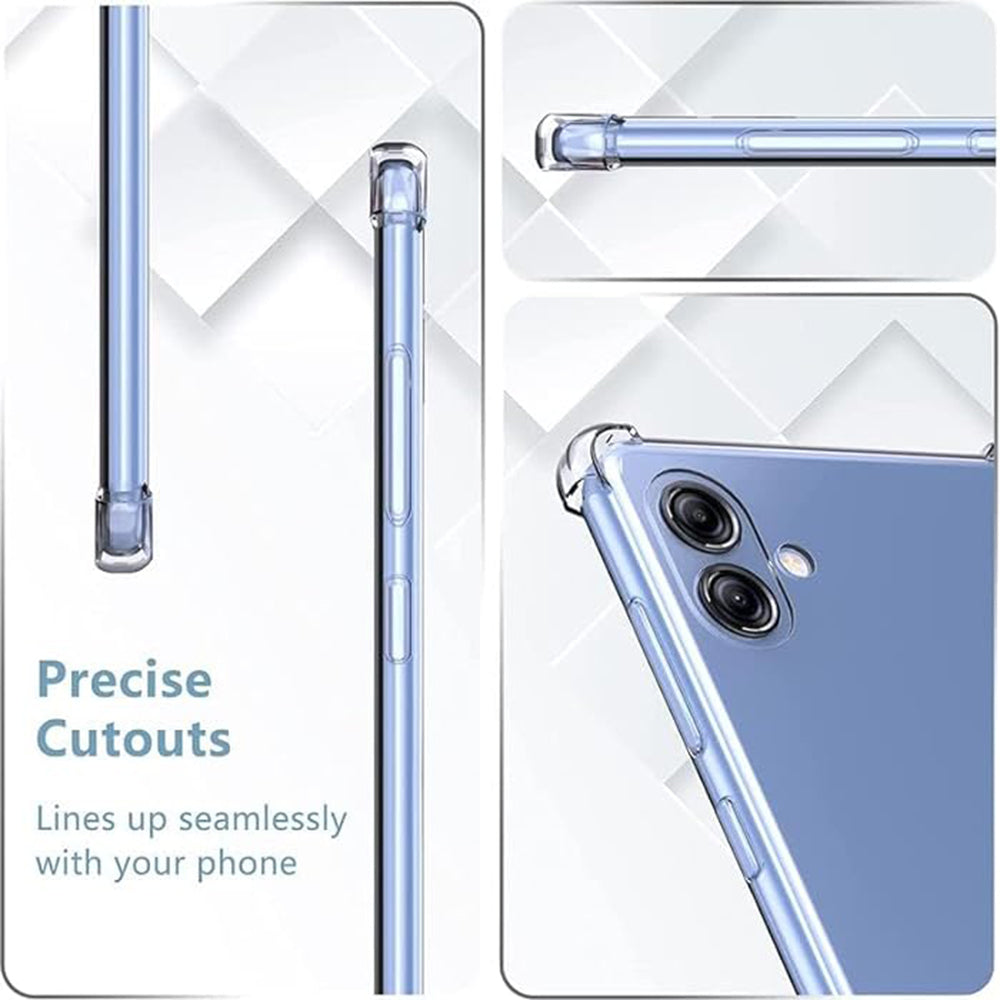Funda para Samsung Galaxy A04e A042 / M04 M045, Techsuit, Transparente a prueba de golpes