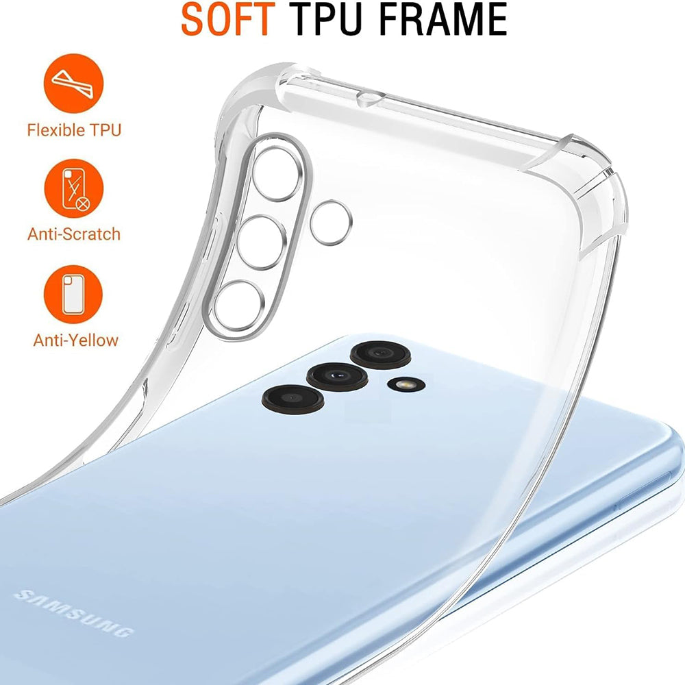 Funda para Samsung Galaxy A04s A047 / A13 5G A136, Techsuit, Transparente a prueba de golpes