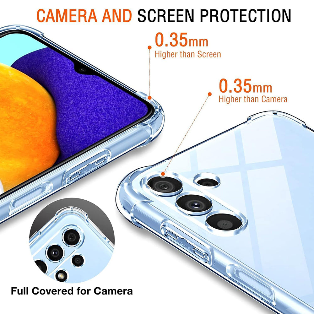 Funda para Samsung Galaxy A04s A047 / A13 5G A136, Techsuit, Transparente a prueba de golpes
