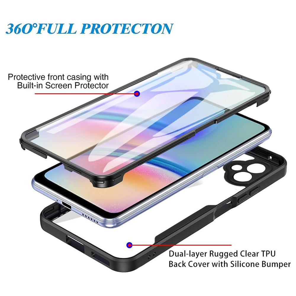 Funda para Samsung Galaxy A05 A055, Techsuit, ColorVerse 360, Rosa