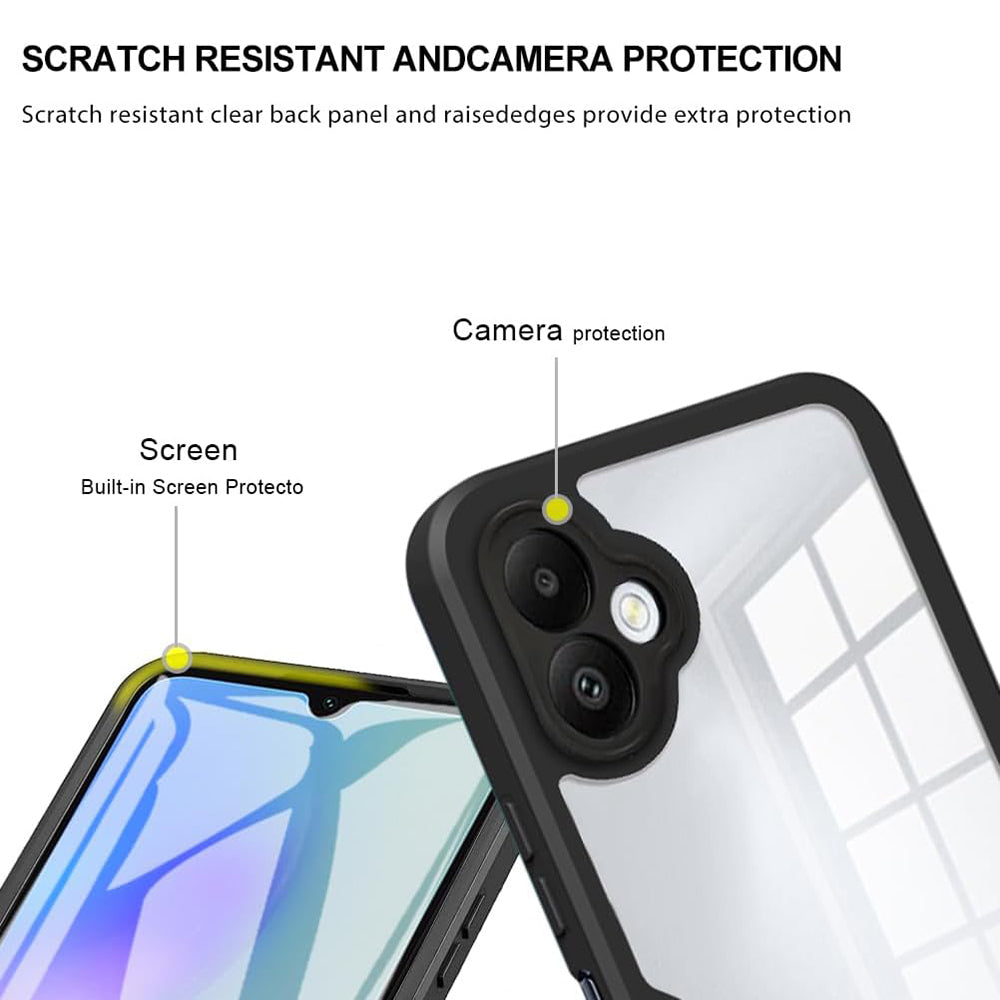 Funda para Samsung Galaxy A05 A055, Techsuit, ColorVerse 360, Rosa