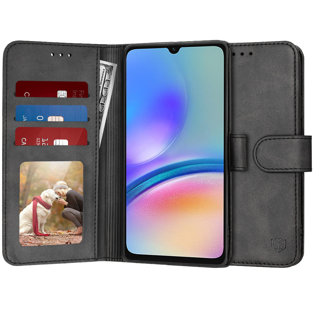 Funda para Samsung Galaxy A05s A057, Techsuit, Diary Book, Negra