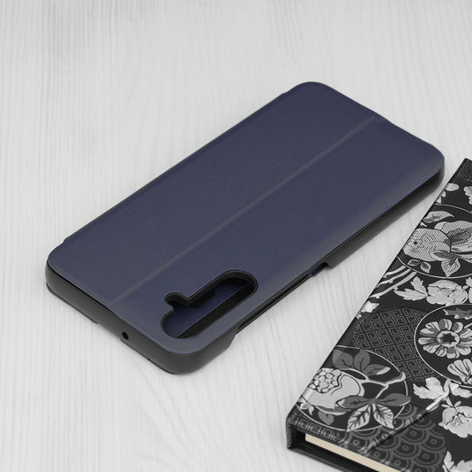 Funda para Samsung Galaxy A05s A057, Techsuit, eFold, Azul Oscuro