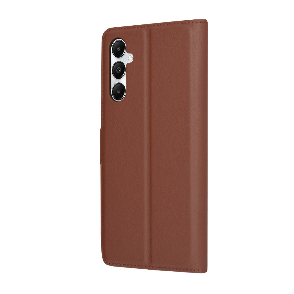 Funda para Samsung Galaxy A05s A057, Techsuit, Leather Folio, Marrón