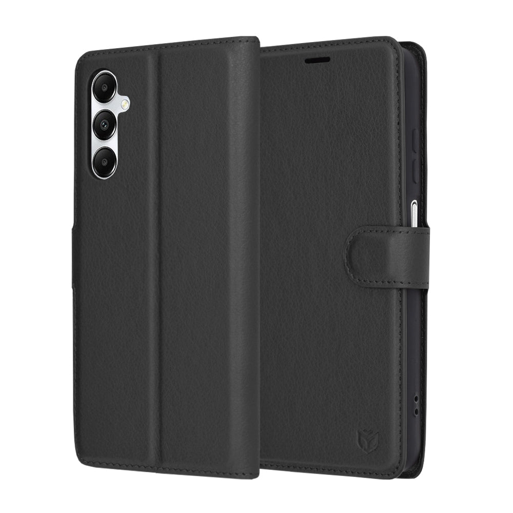 Funda para Samsung Galaxy A05s A057, Techsuit, Leather Folio, Negra