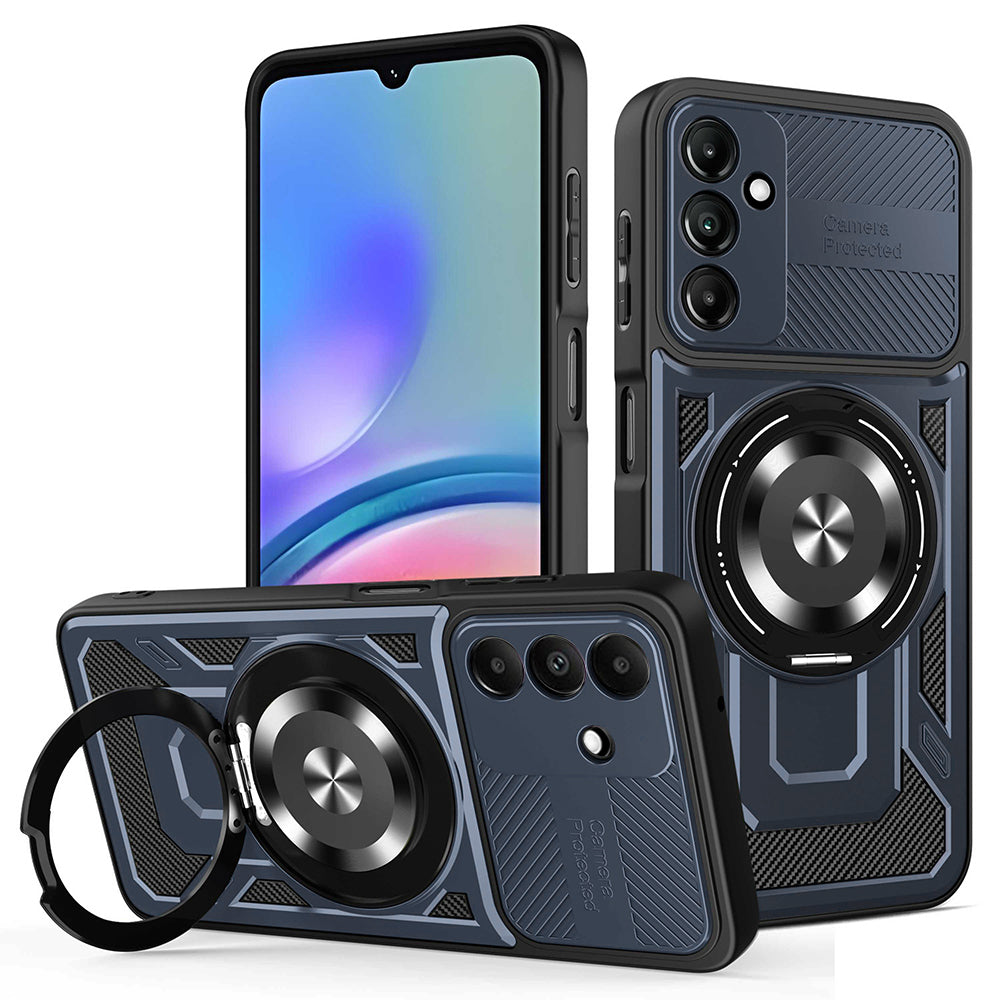 Funda para Samsung Galaxy A05s A057, Techsuit, RuggedCam, Azul