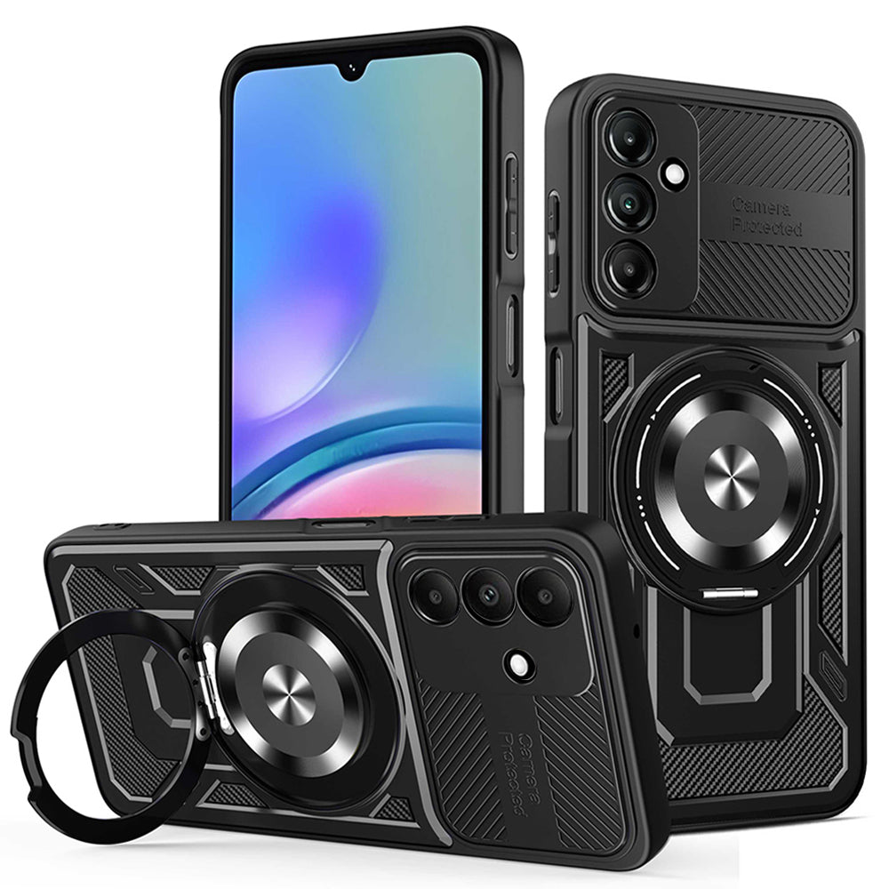Funda para Samsung Galaxy A05s A057, Techsuit, RuggedCam, Negra