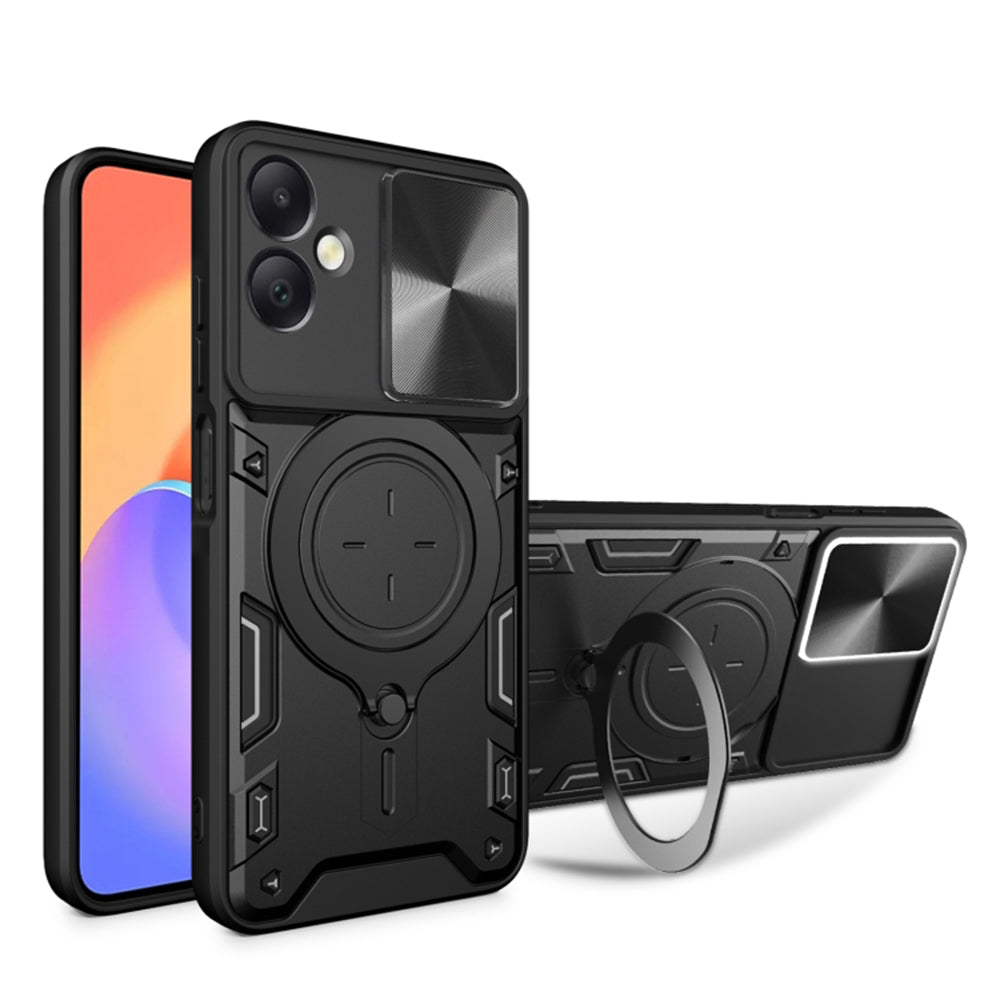 Funda para Samsung Galaxy A06 A065, Techsuit, CamGuard Pro, Negra