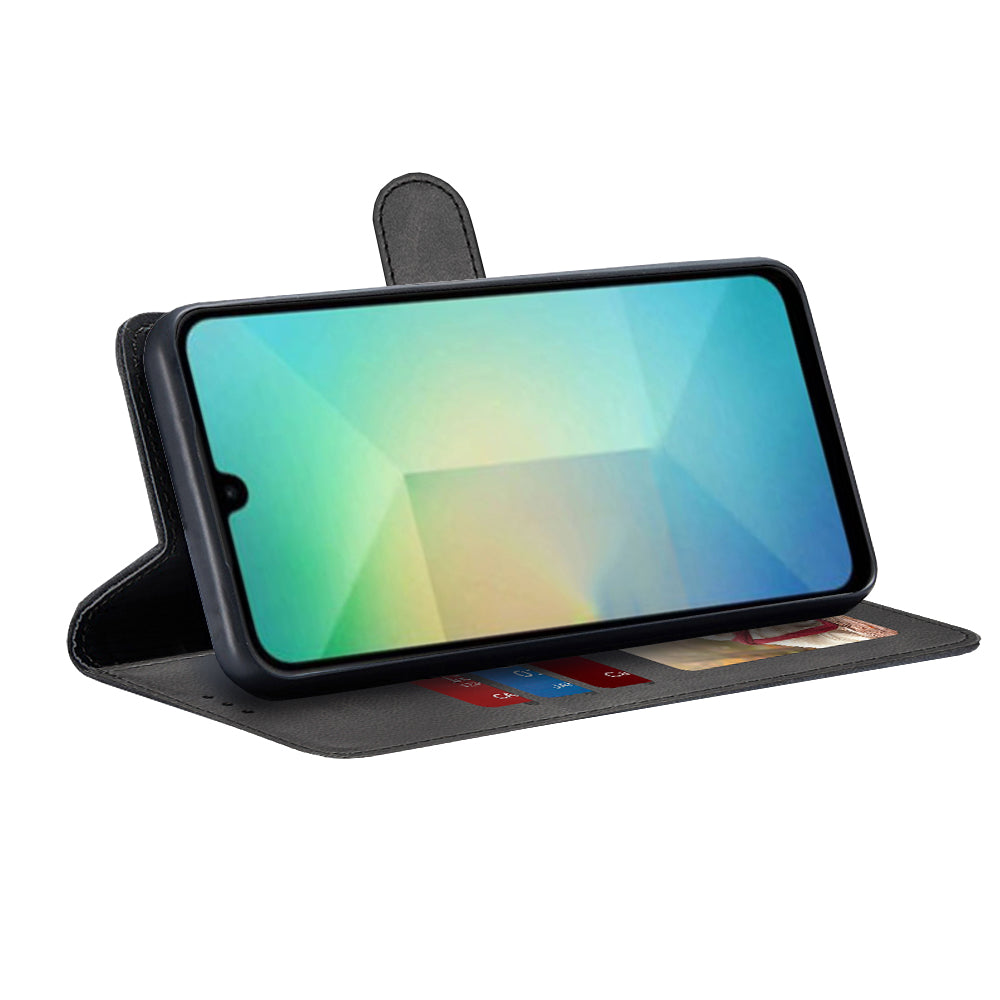Funda para Samsung Galaxy A06 A065, Techsuit, Diary Book, Negra