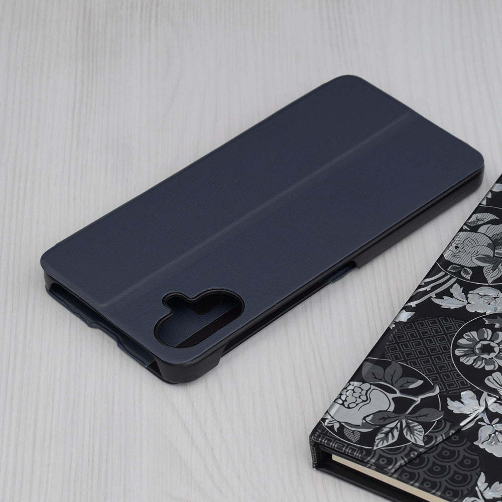 Funda para Samsung Galaxy A06 A065, Techsuit, eFold, Azul Oscuro