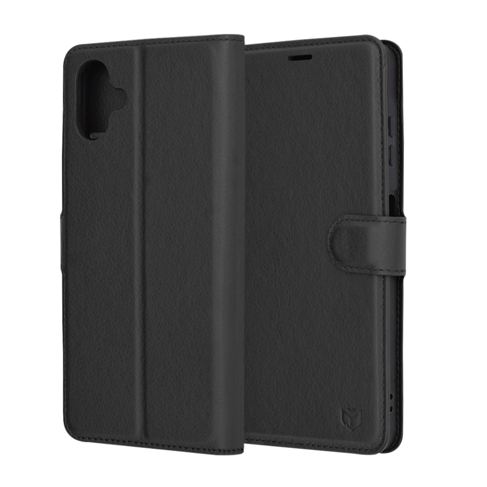 Funda para Samsung Galaxy A06 A065, Techsuit, Leather Folio, Negra