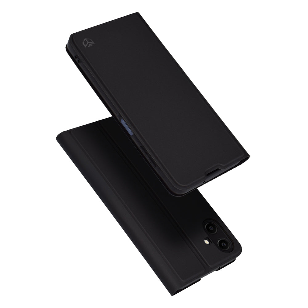 Funda para Samsung Galaxy A06 A065, Techsuit, Magskin Book, Negra