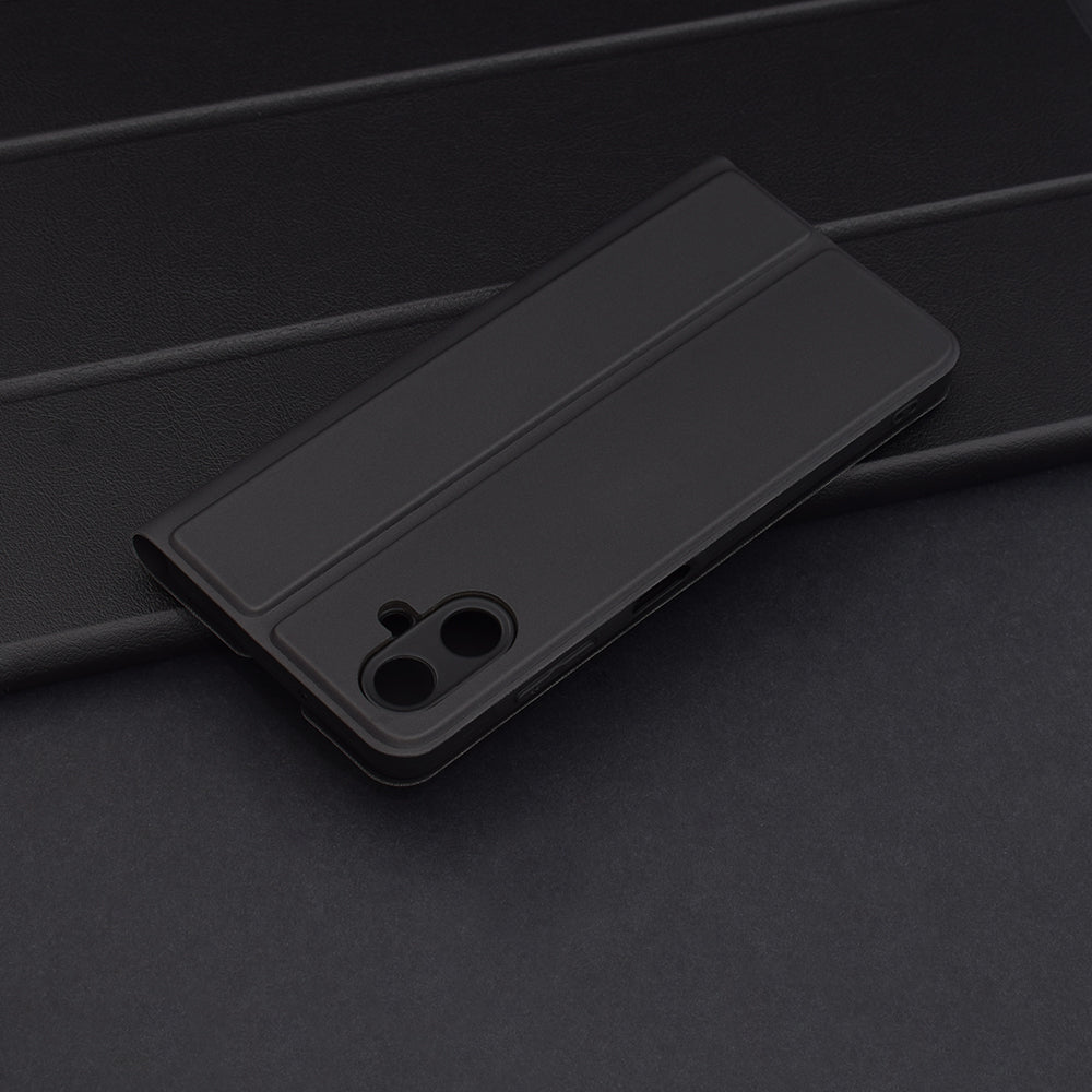 Funda para Samsung Galaxy A06 A065, Techsuit, Magskin Book, Negra