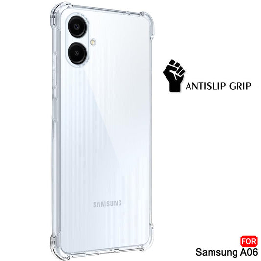 Funda para Samsung Galaxy A06 A065, Techsuit, Antigolpes Transparente, Transparente