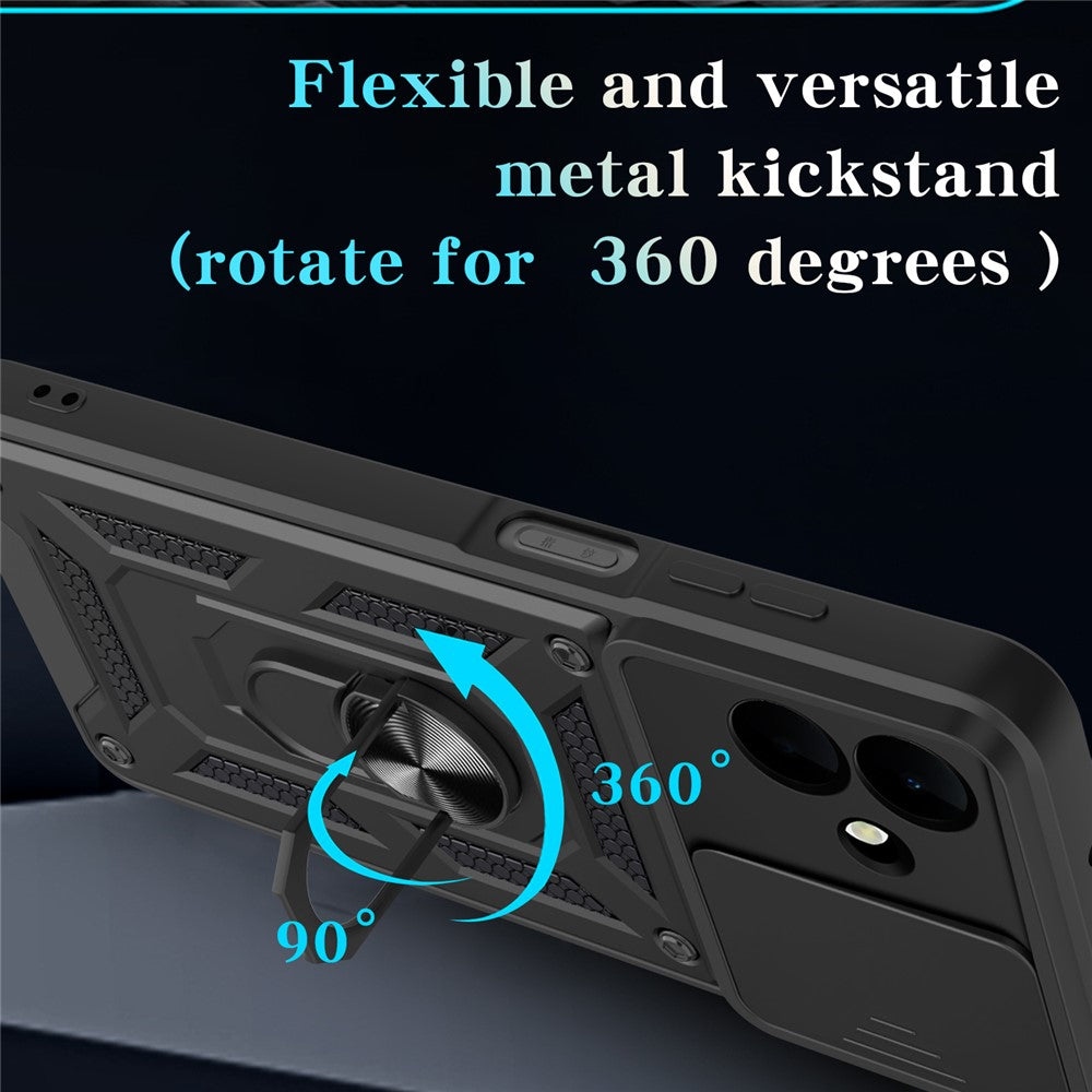 Funda para Samsung Galaxy A08 4G A085 / A07 5G A076, Techsuit, CamShield, Negra