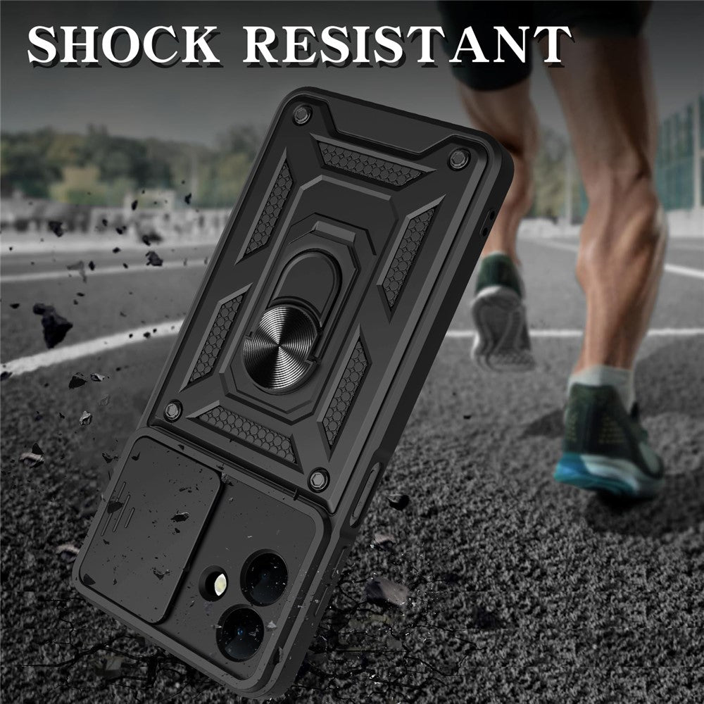 Funda para Samsung Galaxy A08 4G A085 / A07 5G A076, Techsuit, CamShield, Negra