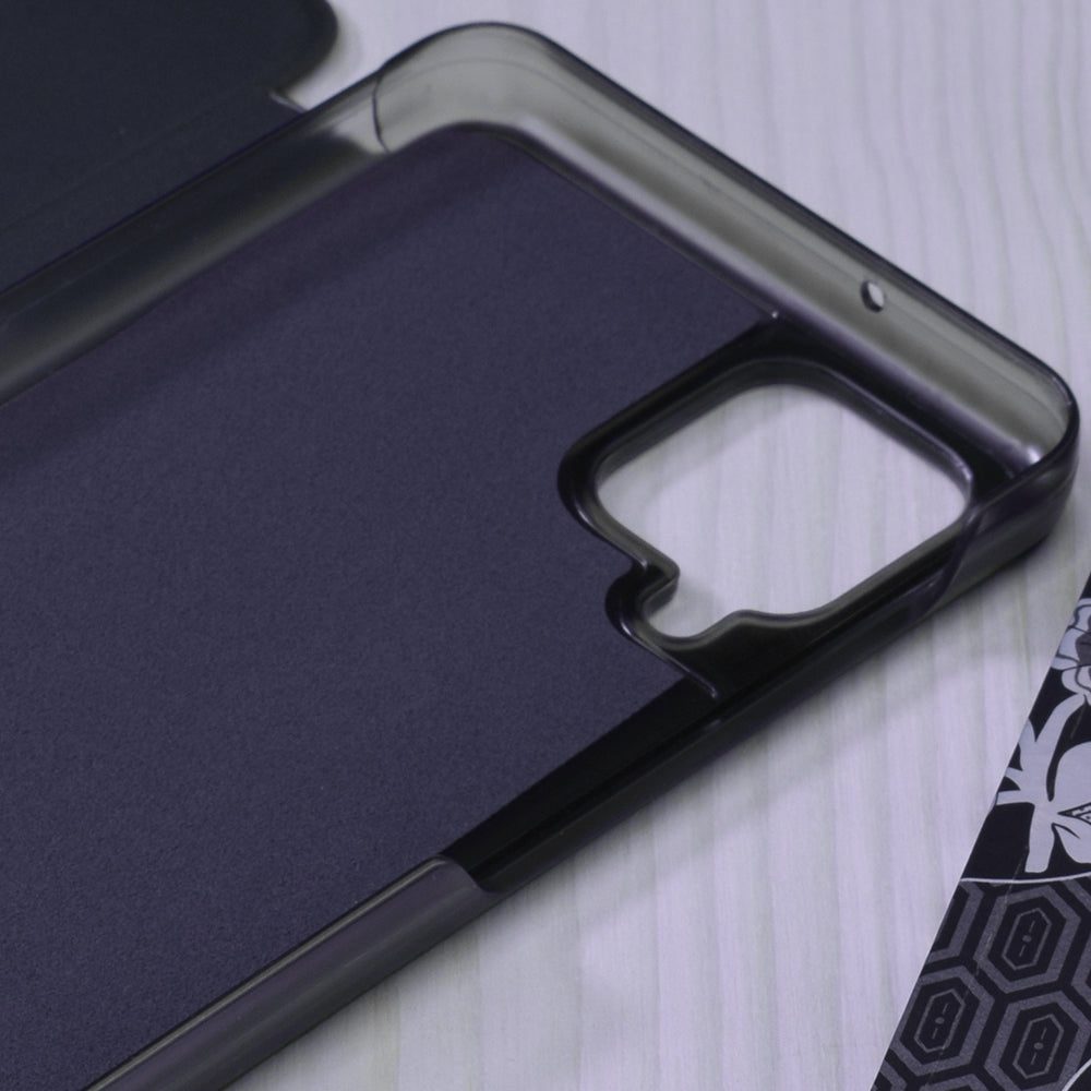Funda para Samsung Galaxy A12 Nacho A127 / A12 A125, Techsuit, eFold, Azul Oscuro