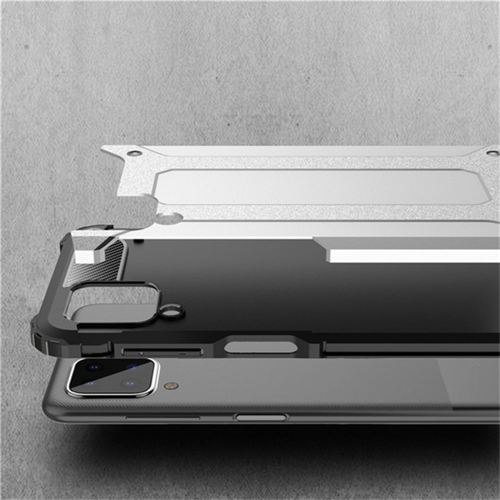 Funda para Samsung Galaxy A12 Nacho A127 / A12 A125, Techsuit, Hybrid Armor, Negra