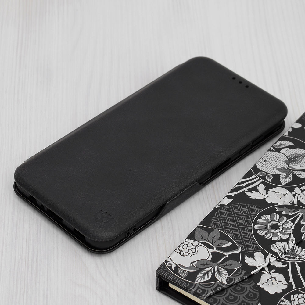 Funda para Samsung Galaxy A12 Nacho A127 / A12 A125, Techsuit, Safe Wallet Plus, Negra