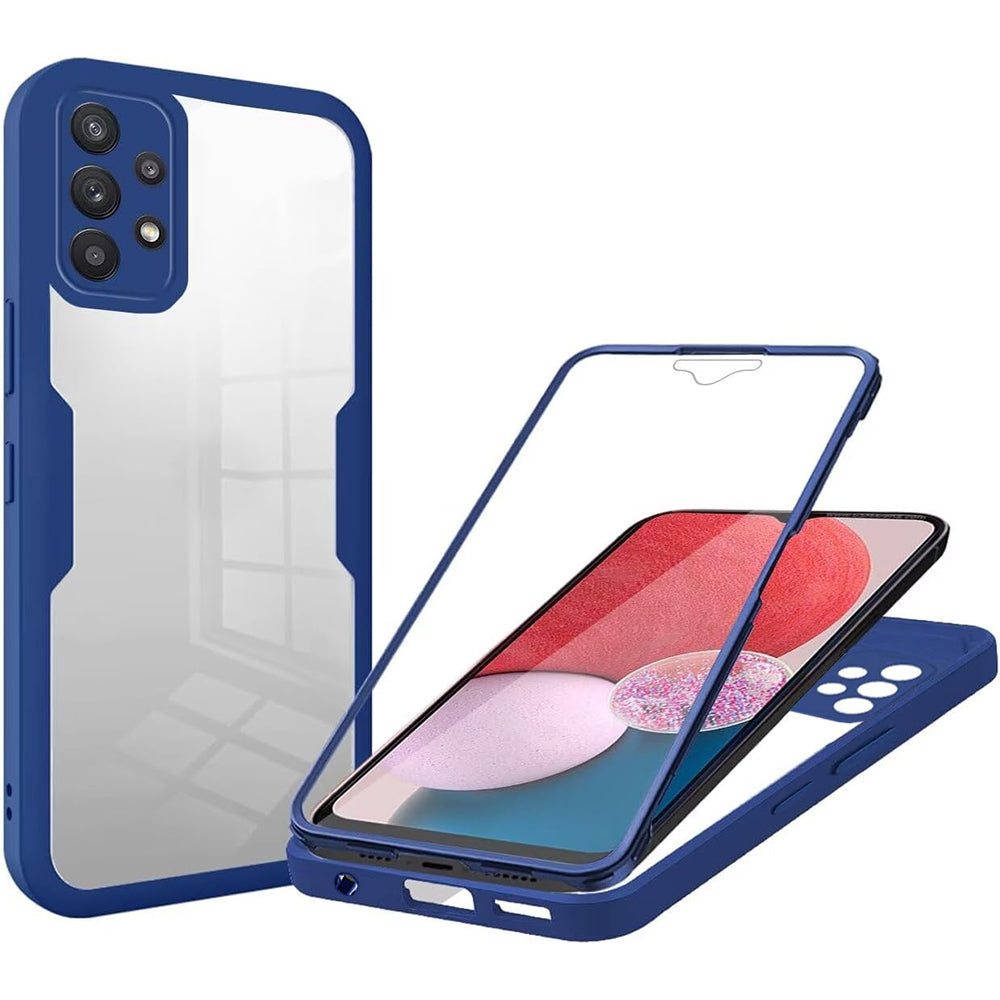 Funda para Samsung Galaxy A13 A135, Techsuit, ColorVerse 360, Azul