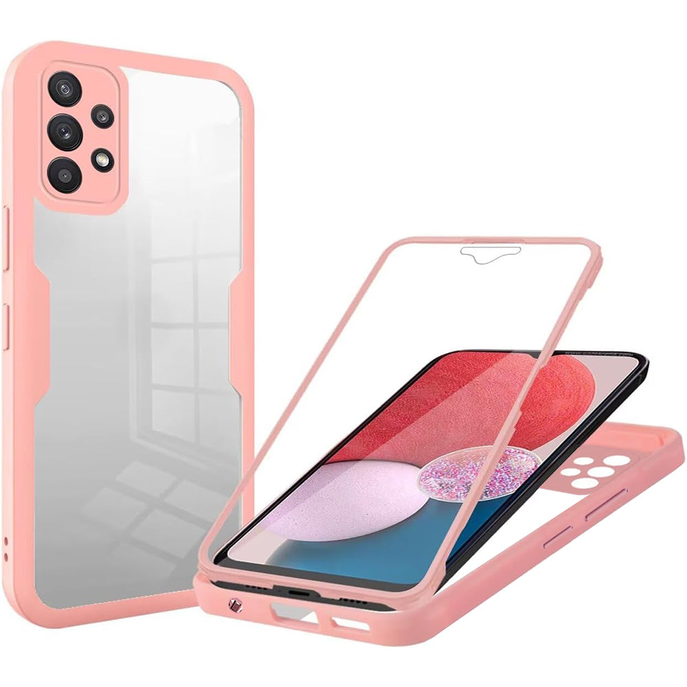 Funda para Samsung Galaxy A13 A135, Techsuit, ColorVerse 360, Rosa