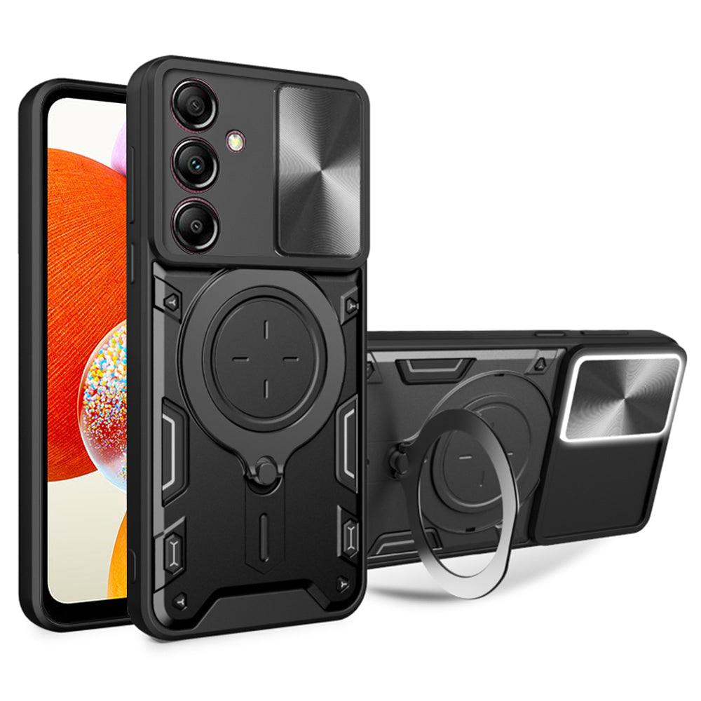 Funda para Samsung Galaxy A14 A145 / A14 5G A146, Techsuit, CamGuard Pro, Negra