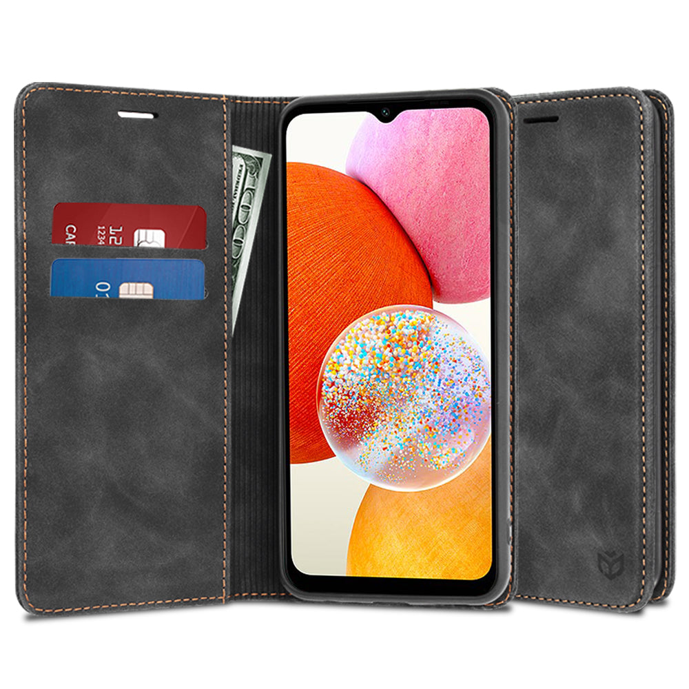 Funda para Samsung Galaxy A14 A145 / A14 5G A146, Techsuit, Confy, Negra