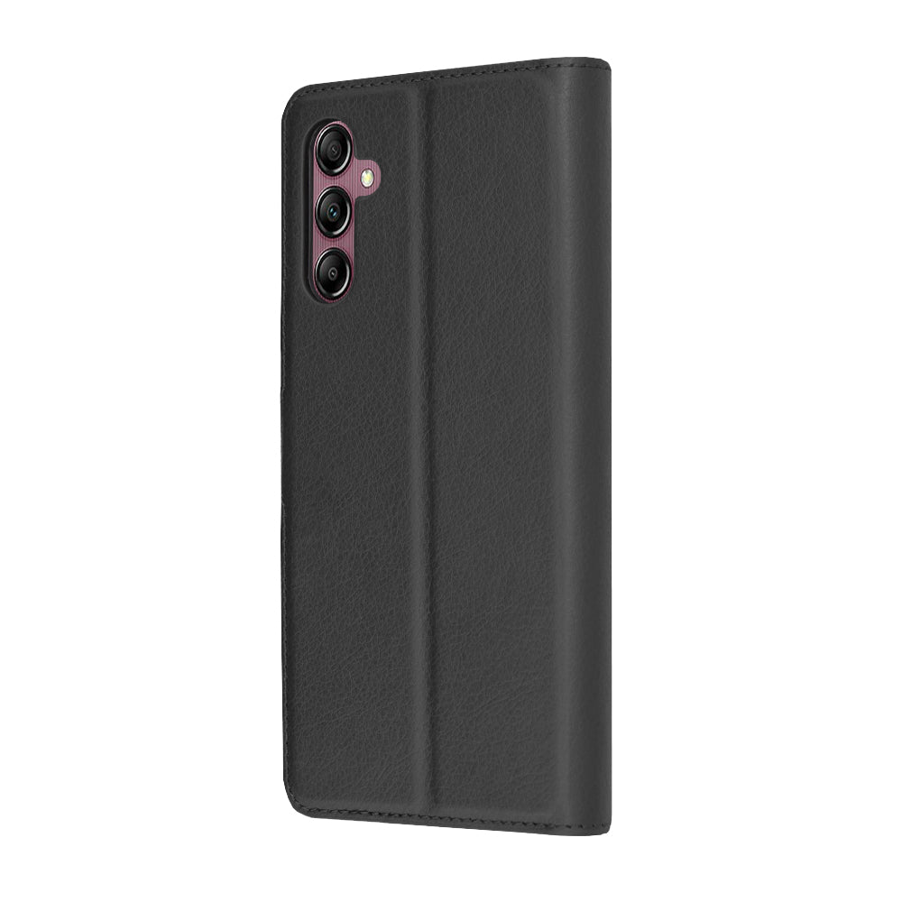 Funda para Samsung Galaxy A14 A145 / A14 5G A146, Techsuit, Leather Folio, Negra
