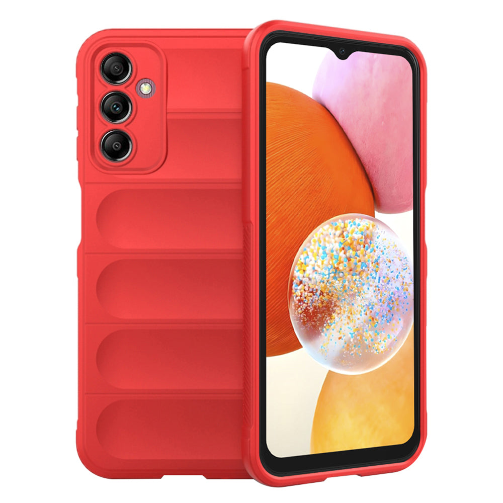 Funda para Samsung Galaxy A14 A145 / A14 5G A146, Techsuit, Magic Shield, Roja