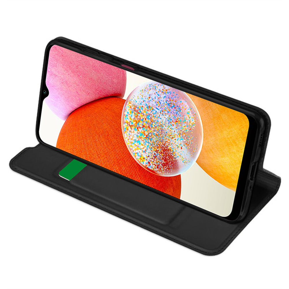 Funda para Samsung Galaxy A14 A145 / A14 5G A146, Techsuit, Magskin Book, Negra