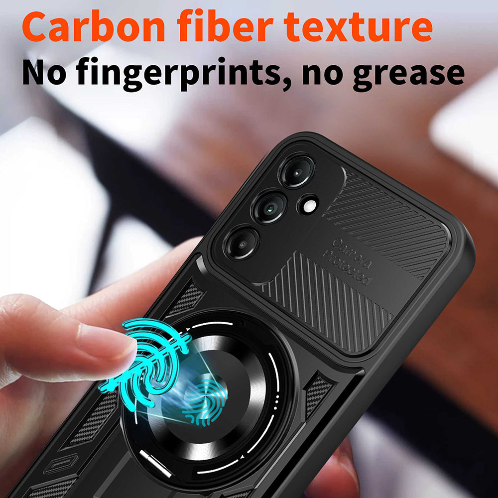 Funda para Samsung Galaxy A14 A145 / A14 5G A146, Techsuit, RuggedCam, Negra
