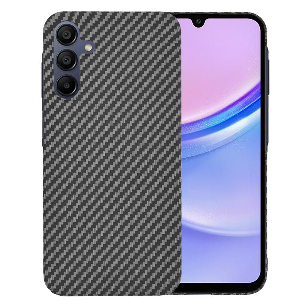 Funda para Samsung Galaxy A15 5G A156 / A15 A155, Techsuit, Carbonite FiberShell, Negra