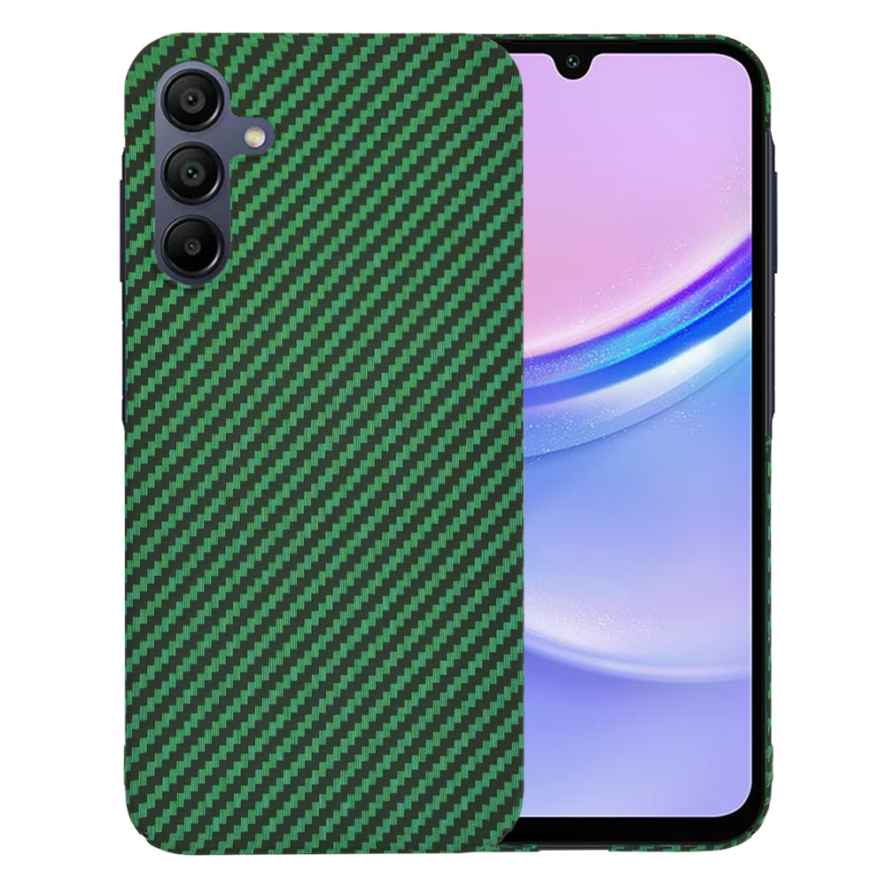 Funda para Samsung Galaxy A15 5G A156 / A15 A155, Techsuit, Carbonite FiberShell, Verde