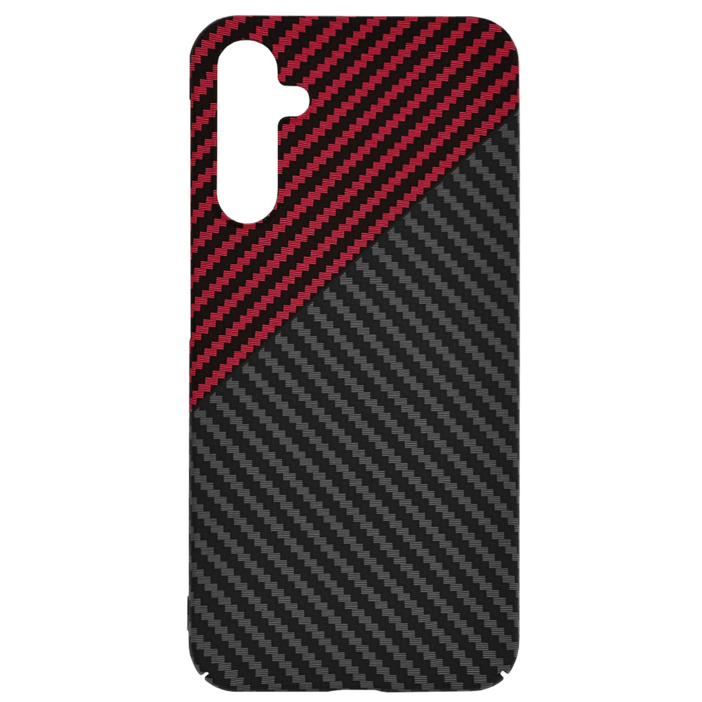 Funda para Samsung Galaxy A15 5G A156 / A15 A155, Techsuit, Carbonite FiberShell, Negra Roja