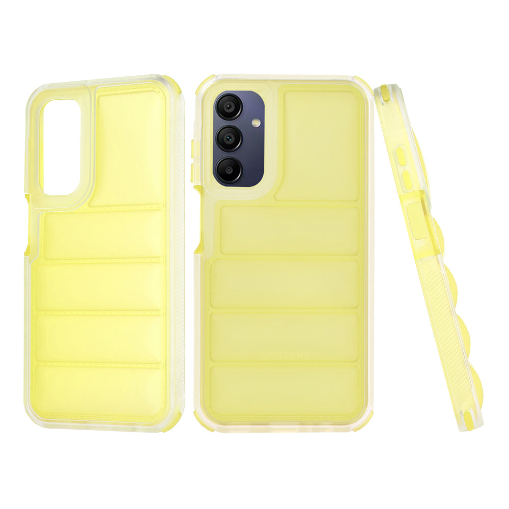 Funda para Samsung Galaxy A15 5G A156 / A15 A155, Techsuit, Wave Shield, Amarilla
