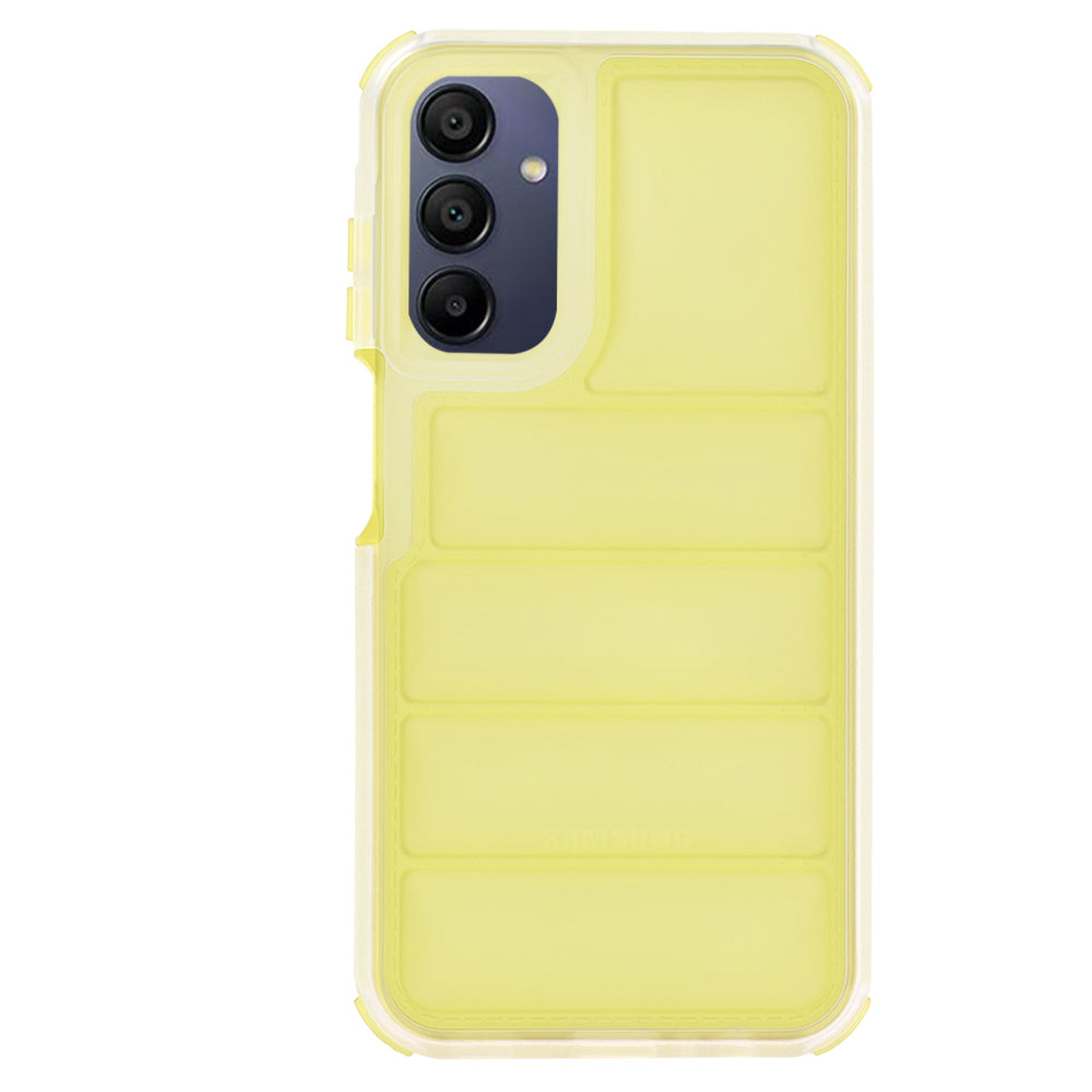 Funda para Samsung Galaxy A15 5G A156 / A15 A155, Techsuit, Wave Shield, Amarilla