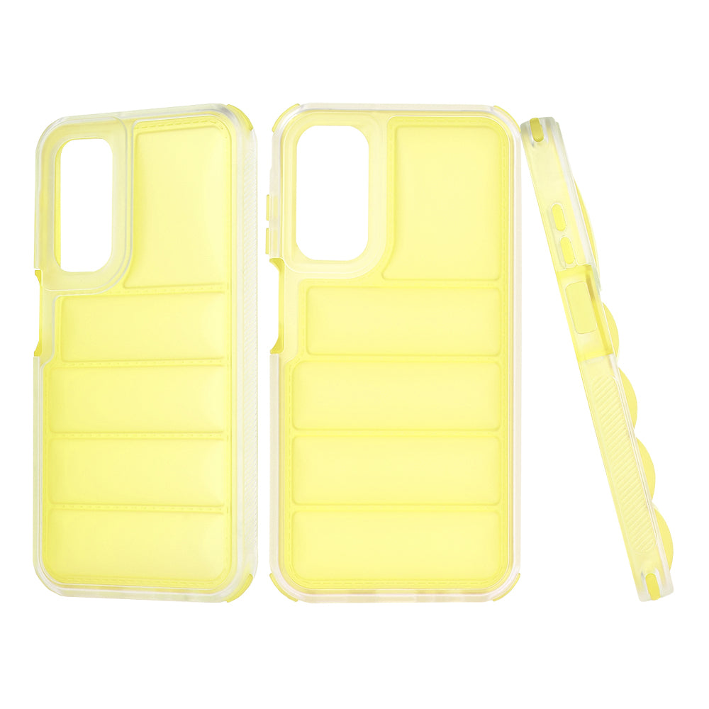 Funda para Samsung Galaxy A15 5G A156 / A15 A155, Techsuit, Wave Shield, Amarilla