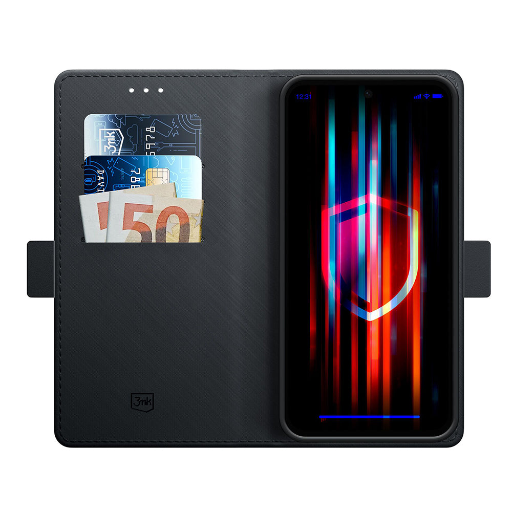 Funda para Samsung Galaxy A16 5G A166 / A16 4G A165, 3MK, Cartera, Negra
