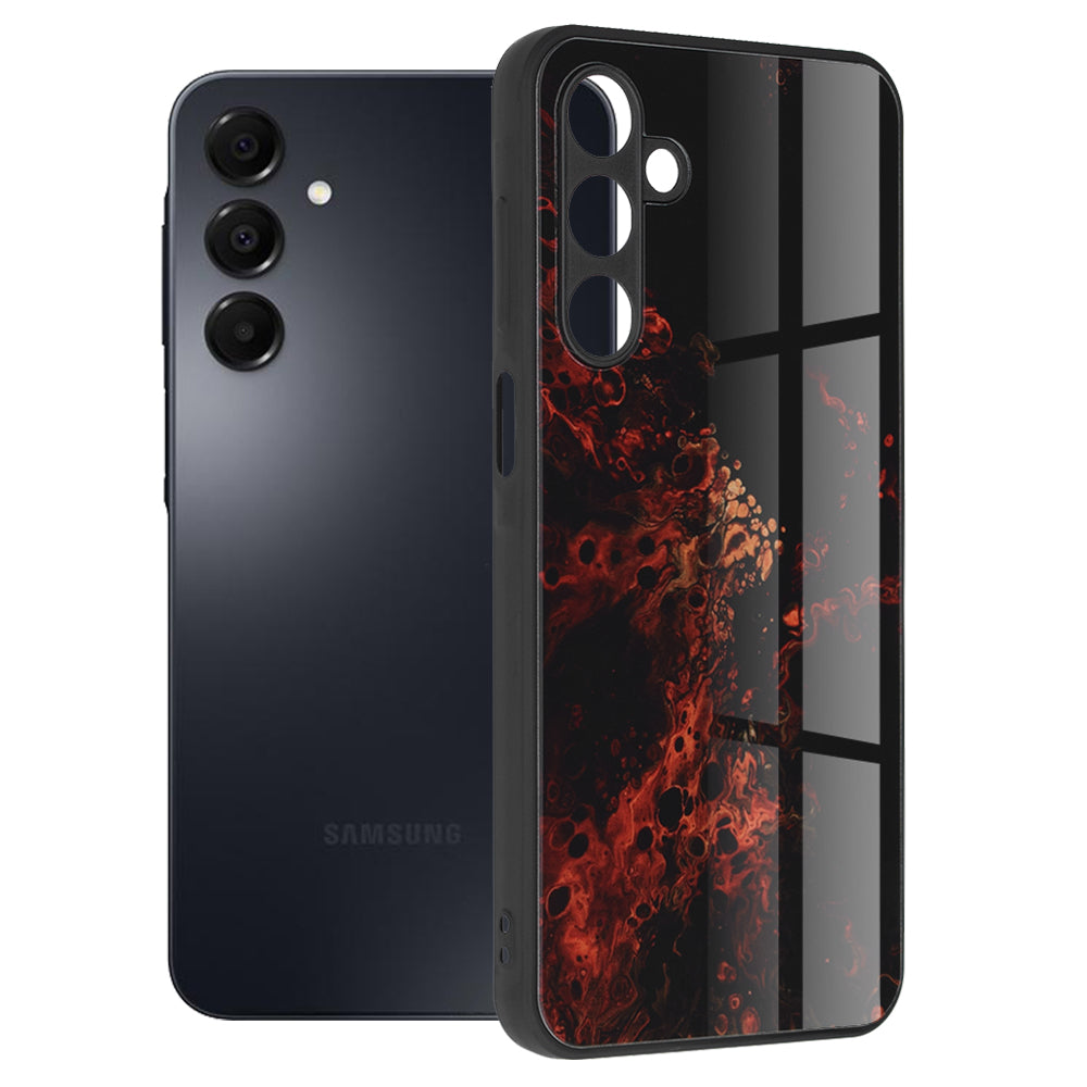 Funda para Samsung Galaxy A16 5G A166 / A16 4G A165, Techsuit, Glaze, Roja
