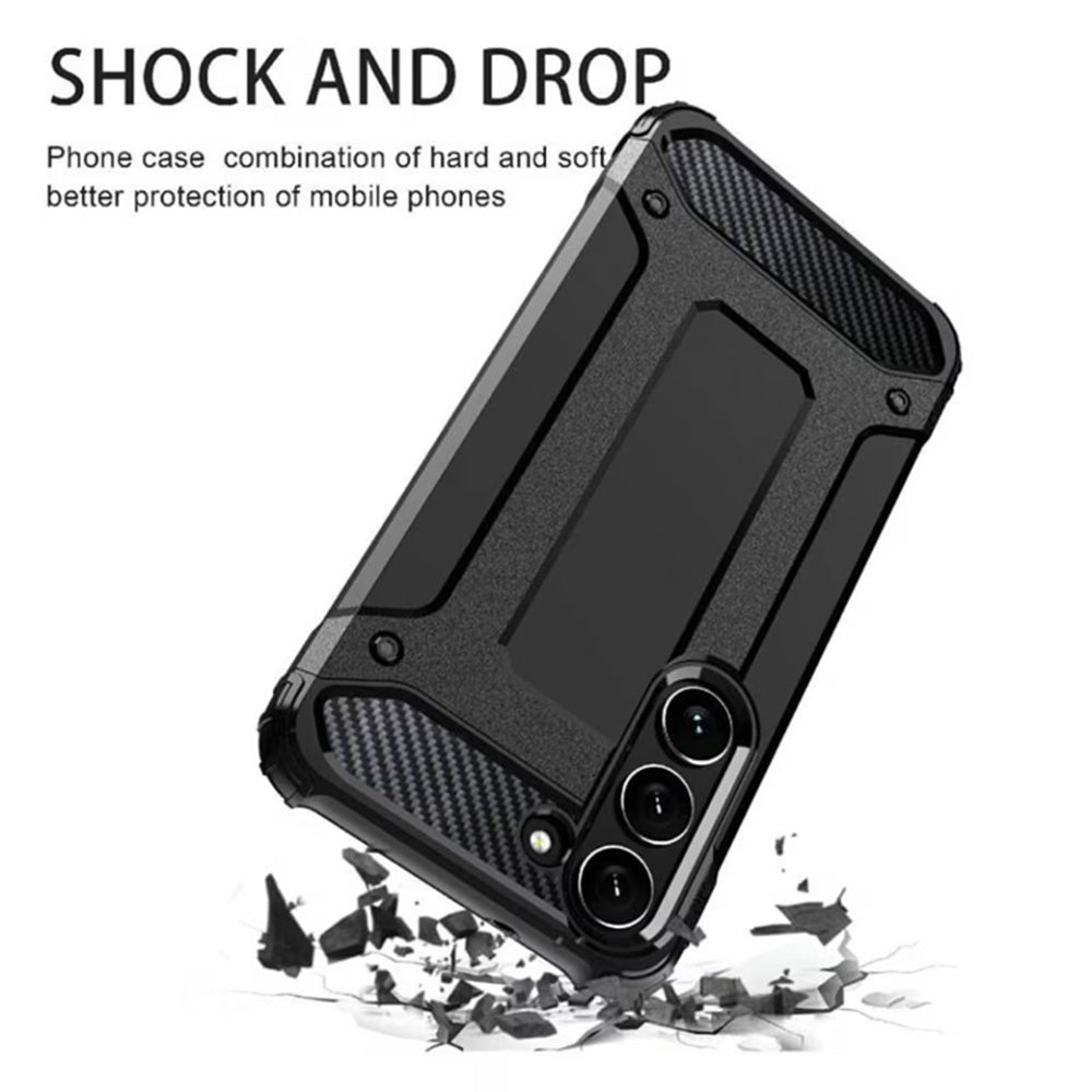 Funda para Samsung Galaxy A16 5G A166 / A16 4G A165, Techsuit, Hybrid Armor, Negra