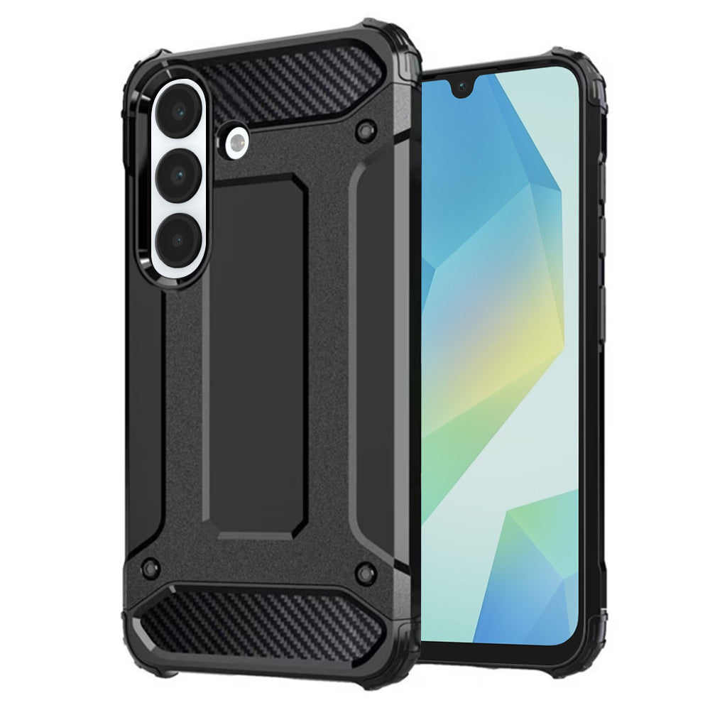Funda para Samsung Galaxy A16 5G A166 / A16 4G A165, Techsuit, Hybrid Armor, Negra
