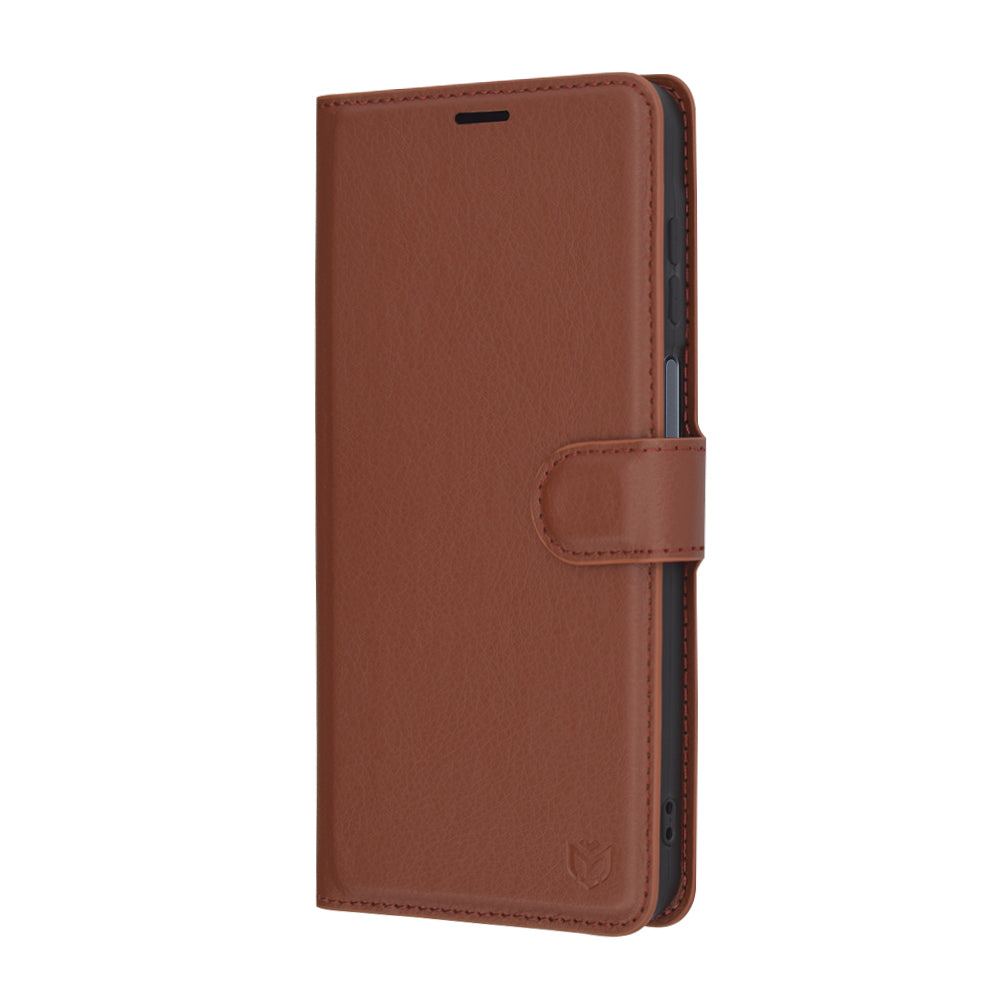 Funda para Samsung Galaxy A16 5G A166 / A16 4G A165, Techsuit, Leather Folio, Marrón